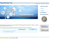 Tablet Screenshot of patentfamilytree.com